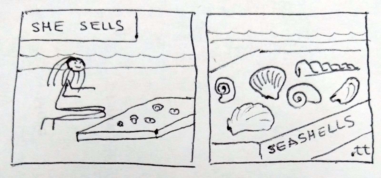 She sells